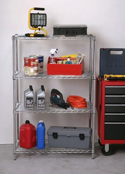 4 Katlı 304 Kalite Paslanmaz Krom Raf - Ameliyathane Rafı