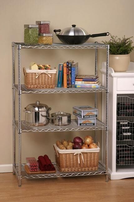 4 Katlı 304 Kalite Paslanmaz Krom Raf - Ameliyathane Rafı