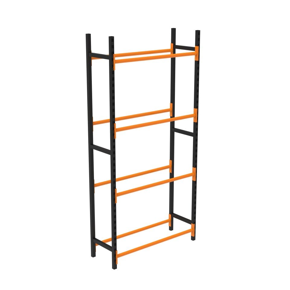 4 Katlı Midi Rack Lastik İstifleme Rafı