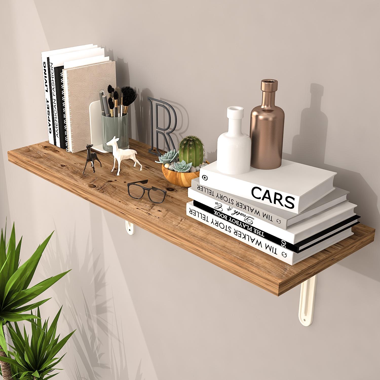 L Konsol Duvar Rafı - Duvara Monte Raf