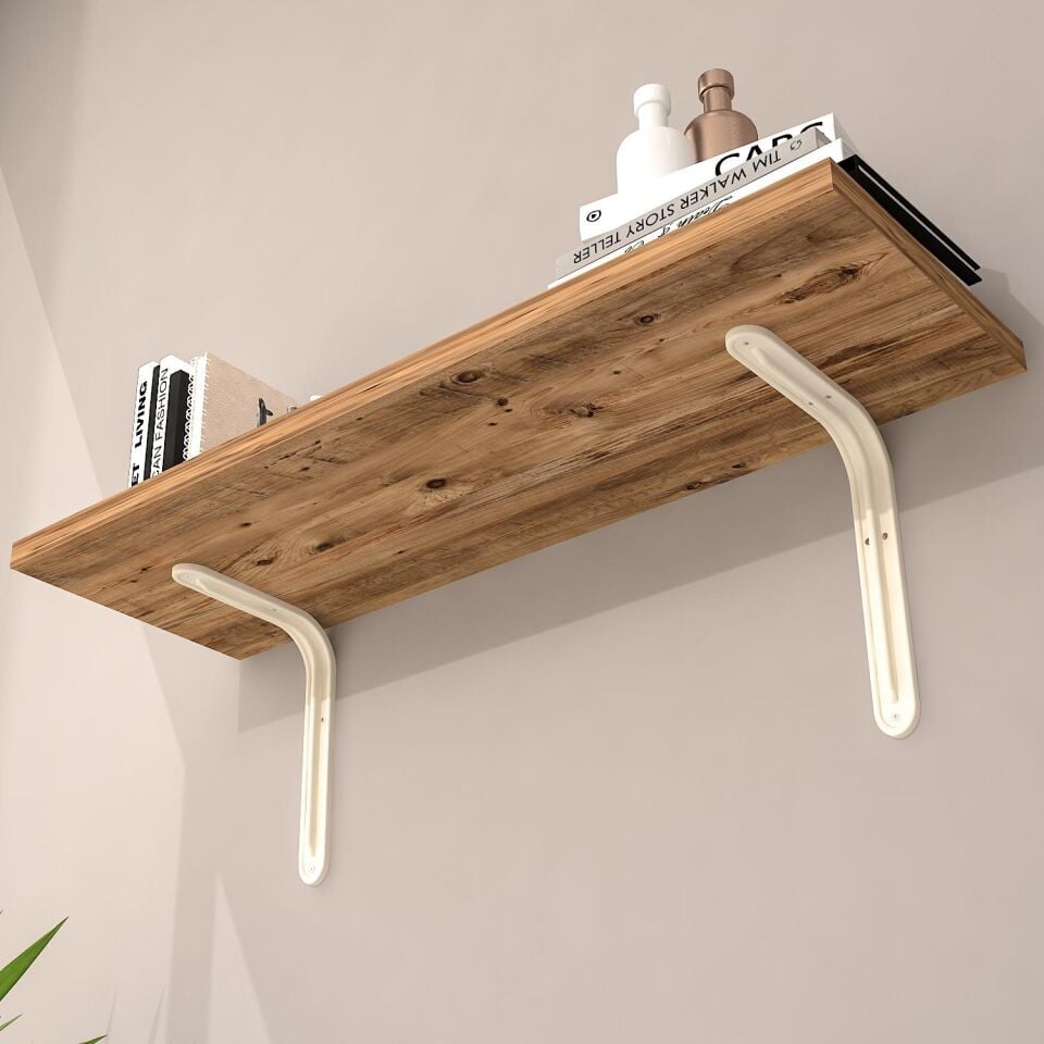 L Konsol Duvar Rafı - Duvara Monte Raf