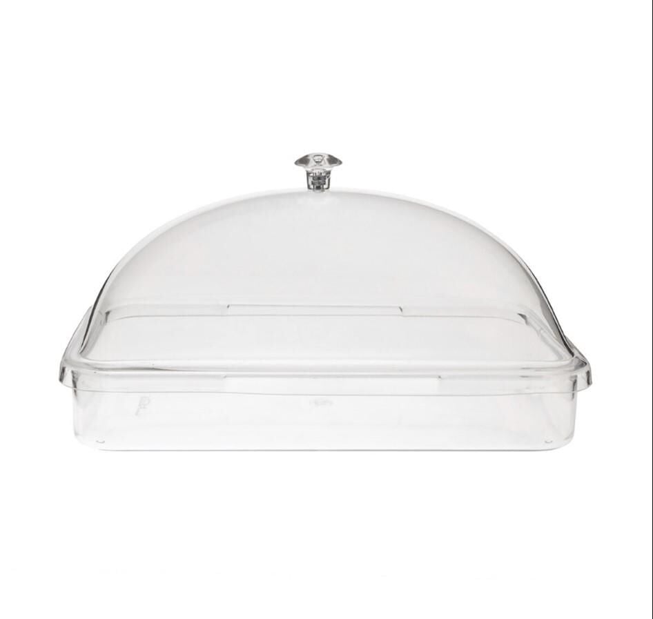 5 Adet Pleksi Kapaklı Lokumluk Kutu - Meze, Kurabiye, Lokum, Pasta, Kek Sergileme Kabı