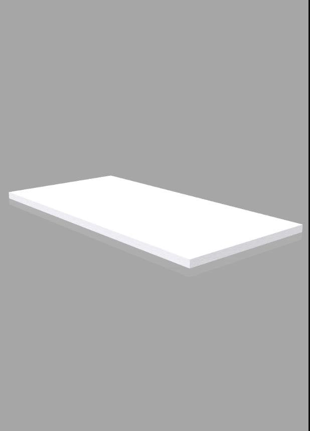 20x30 Cm Beyaz Ahşap Raf - Suntalam Tekli Raf