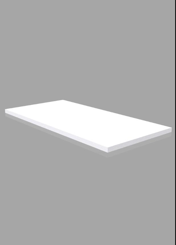 20x30 Cm Beyaz Ahşap Raf - Suntalam Tekli Raf