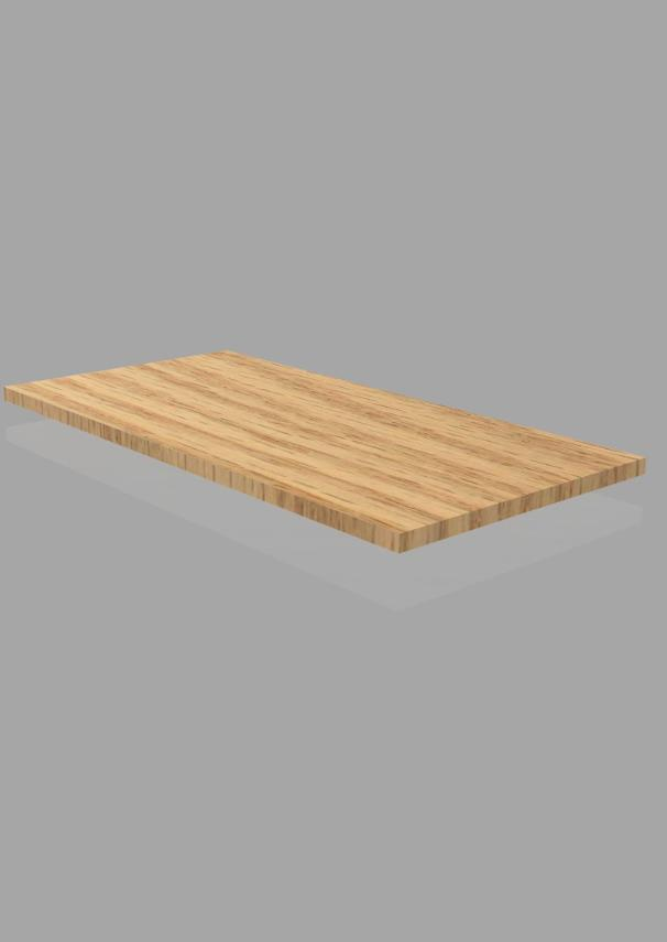 20x30 Cm Meşe Ahşap Raf - Suntalam Tekli Raf