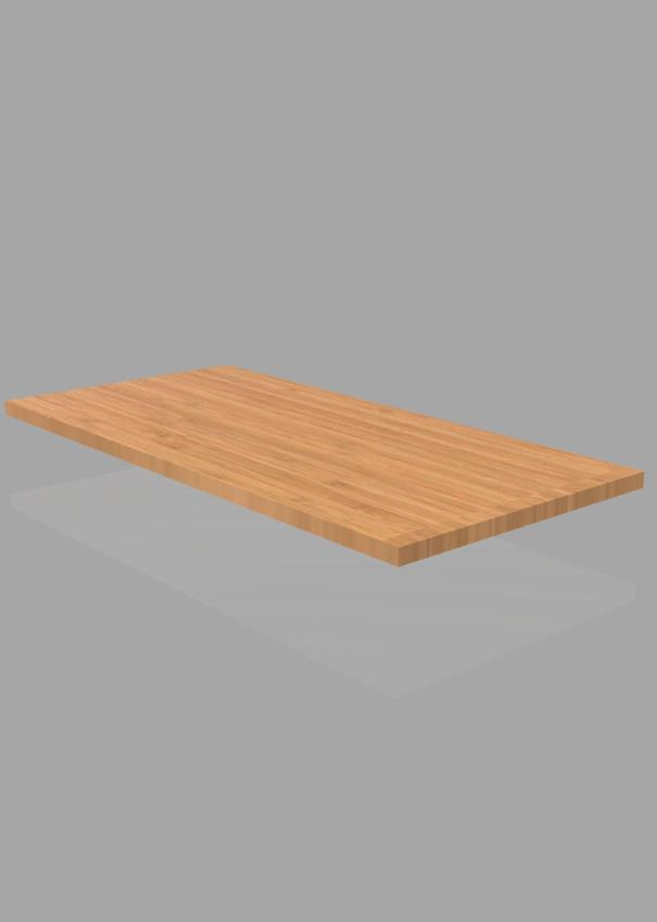 20x30 Cm Bambu Ahşap Raf - Suntalam Tekli Raf