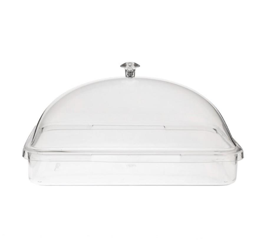 10 Adet Pleksi Kapaklı Lokumluk Kutu - Meze, Kurabiye, Lokum, Pasta, Kek Sergileme Kabı