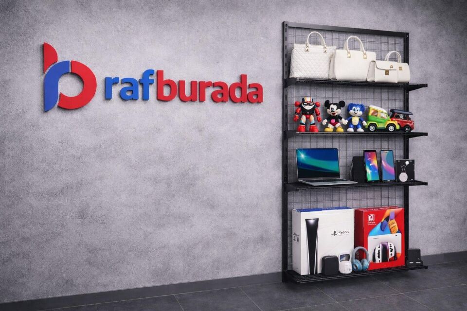 5 Raflı Duvara Monte Tel Pano Rafı - Tel Pano Stand, Duvar Askılığı