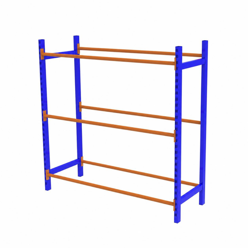 3 Katlı Hafif Rack Lastik Rafı - Lastik İstifleme Rafı